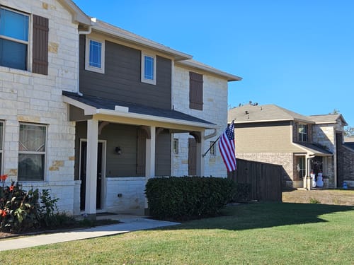 Customer photo review of Ultra Heavy Duty American Flag - 2-ply Polyester - Made In USA
