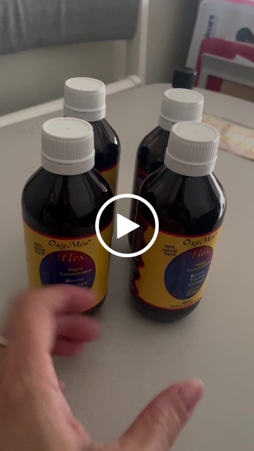 Customer video review of Oxymin Flex (Concentrated Bovine Cartilage) 200ml