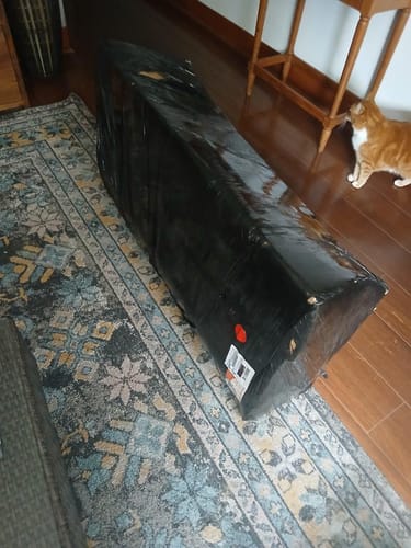 Customer photo review of Lampara Colgante Negra Origenes