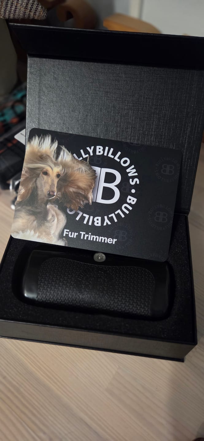 Customer photo review of Dog Deshedding Comb - Dog, Horse & Cat - Black