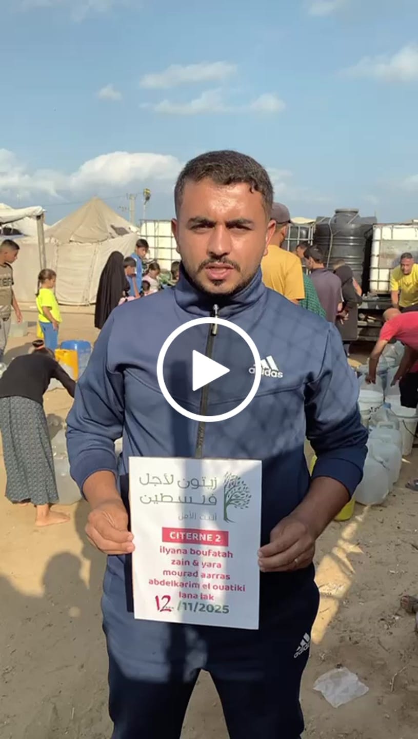 Customer video review of Water tank for Gaza