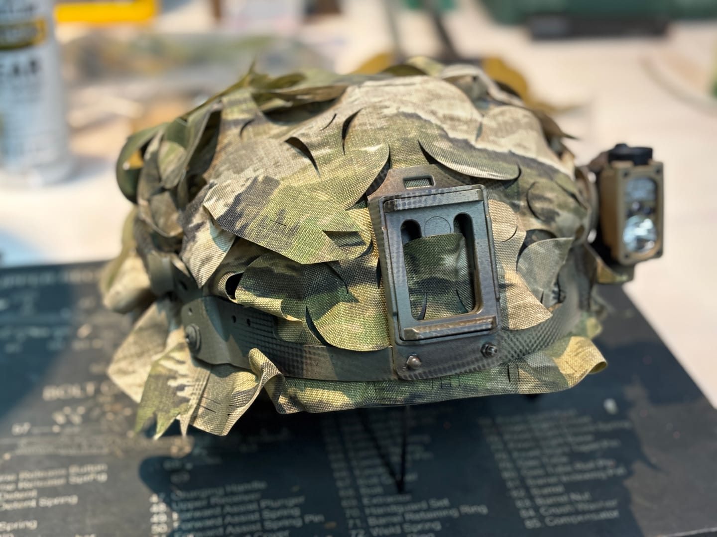 Customer photo review of Predator Ghillie™ Helmet Cover