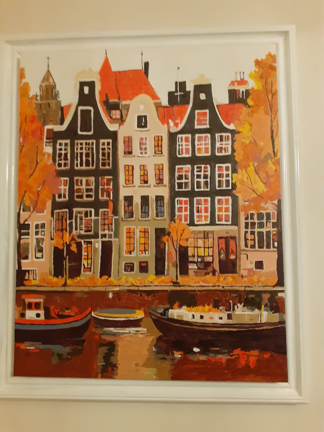 Customer photo review of Gorgeous Amsterdam | Paint by Numbers