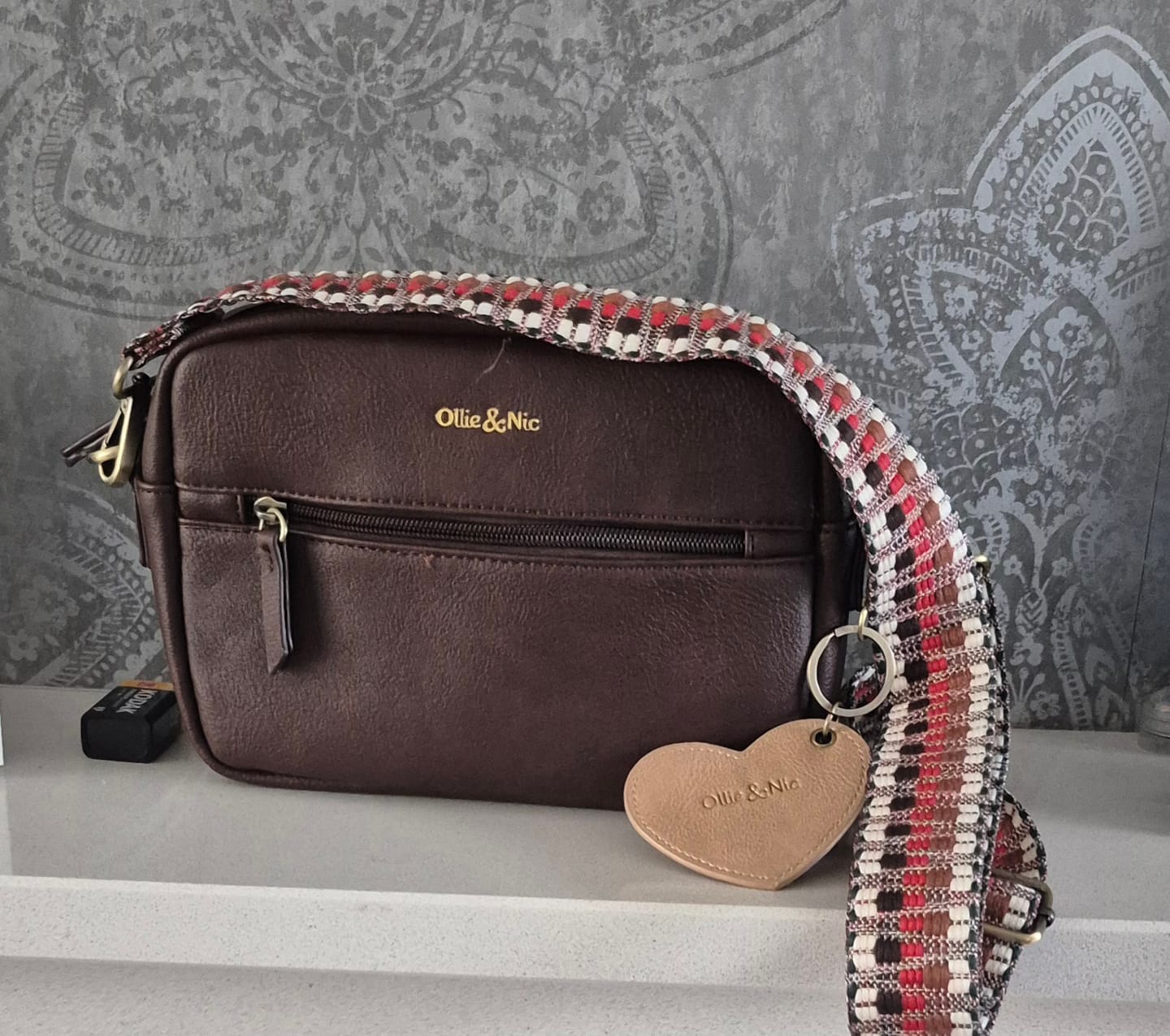 Customer photo review of Gigi Crossbody - Chocolate