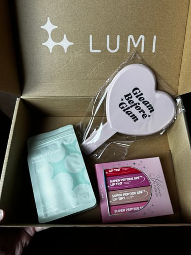 Customer photo review of Super Peptide SPF Lip Tint