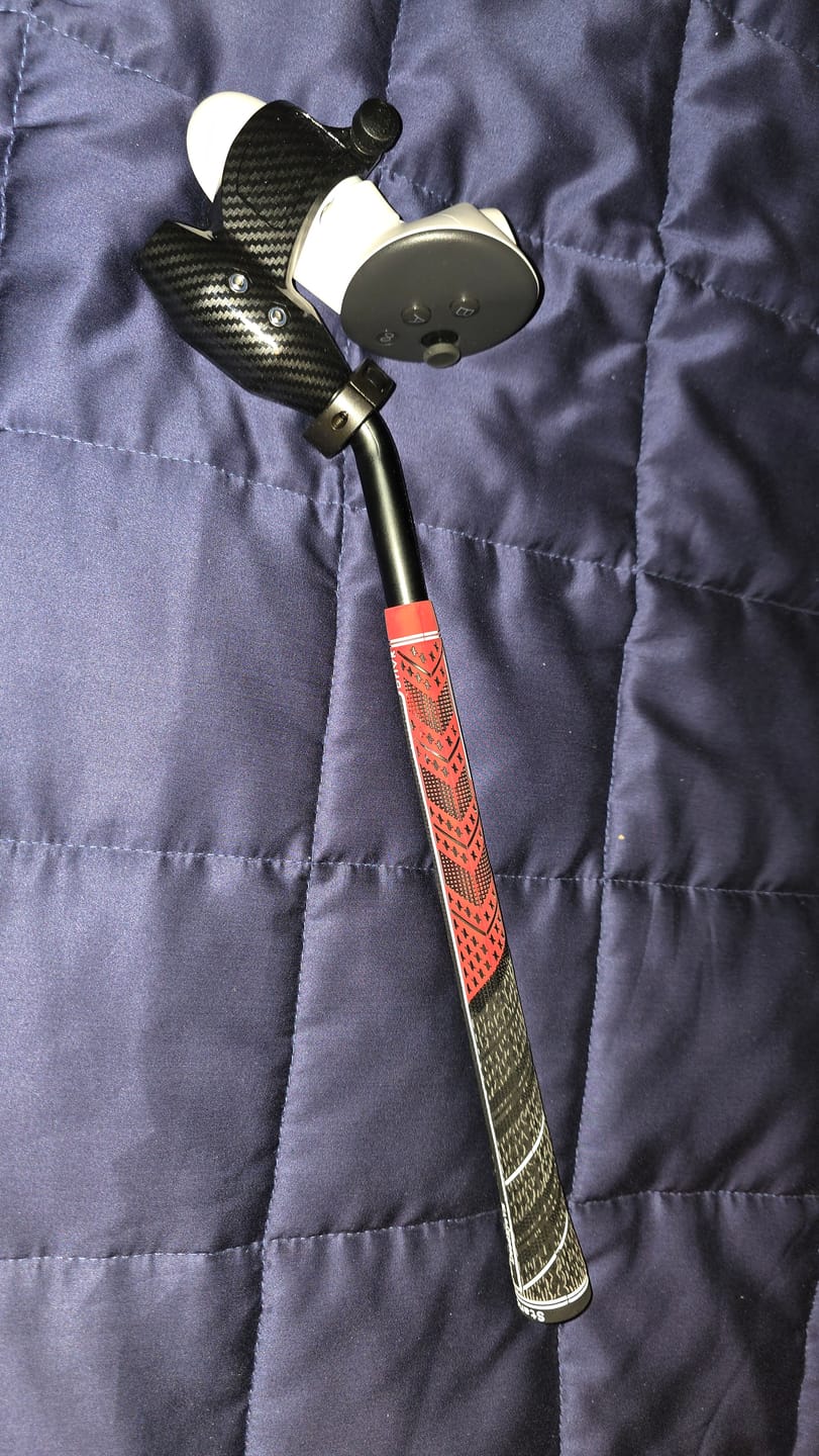 Customer photo review of DriVR Ace - VR Golf Club Handle Accessory - Quest 3/3s - Pro