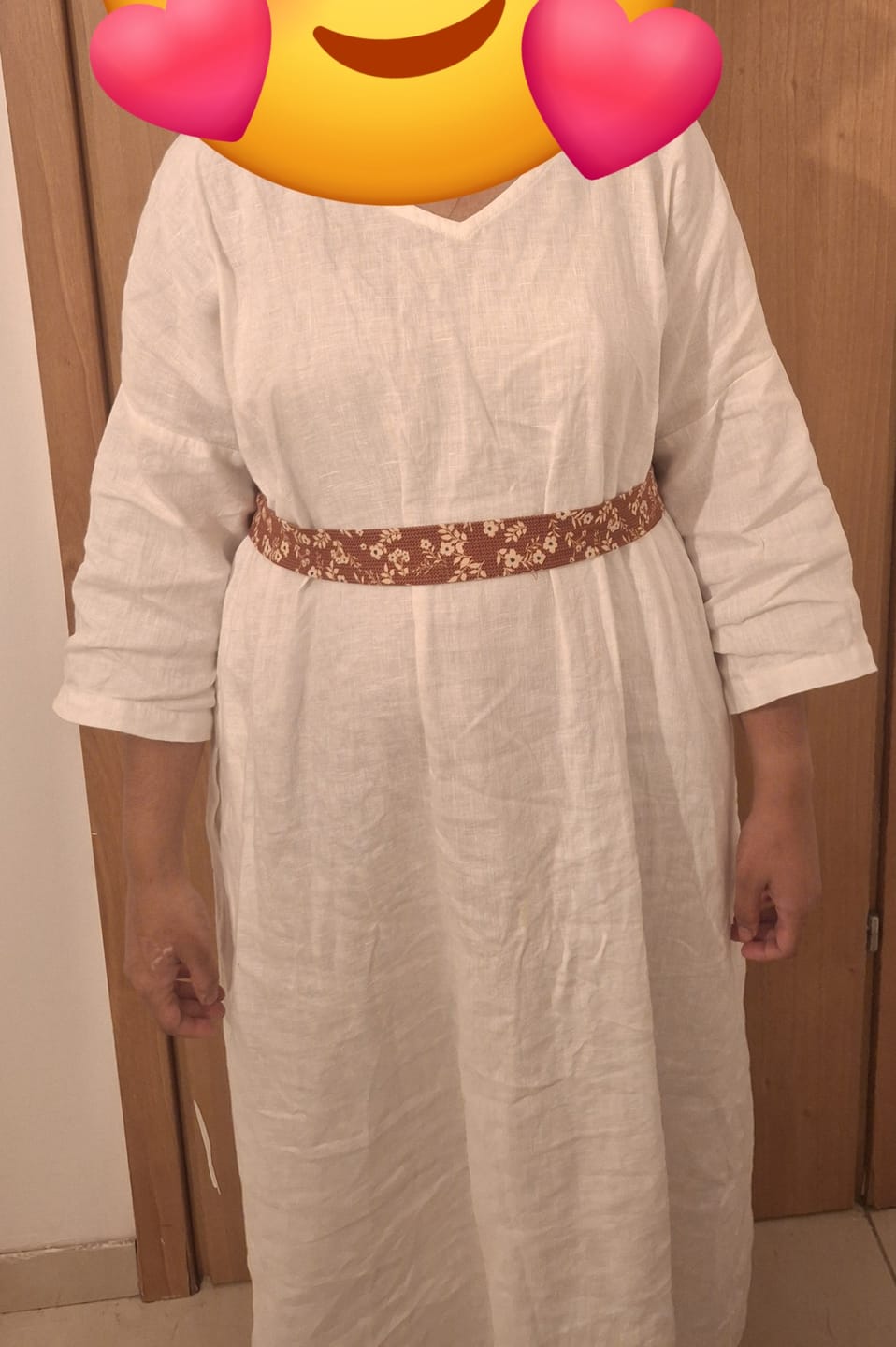 Customer photo review of Light Linen Dress