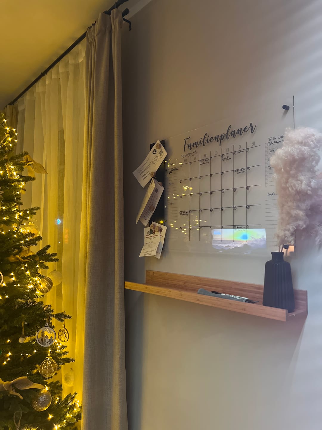 Customer photo review of Familienplaner für 4 Personen mit Magnetboard