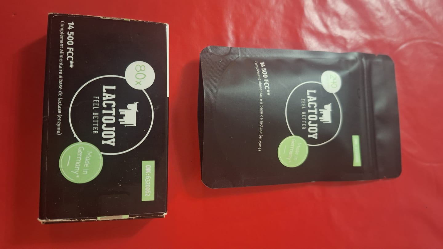 Customer photo review of LactoJoy: 14.500 FCC » 240 comprimés de lactase