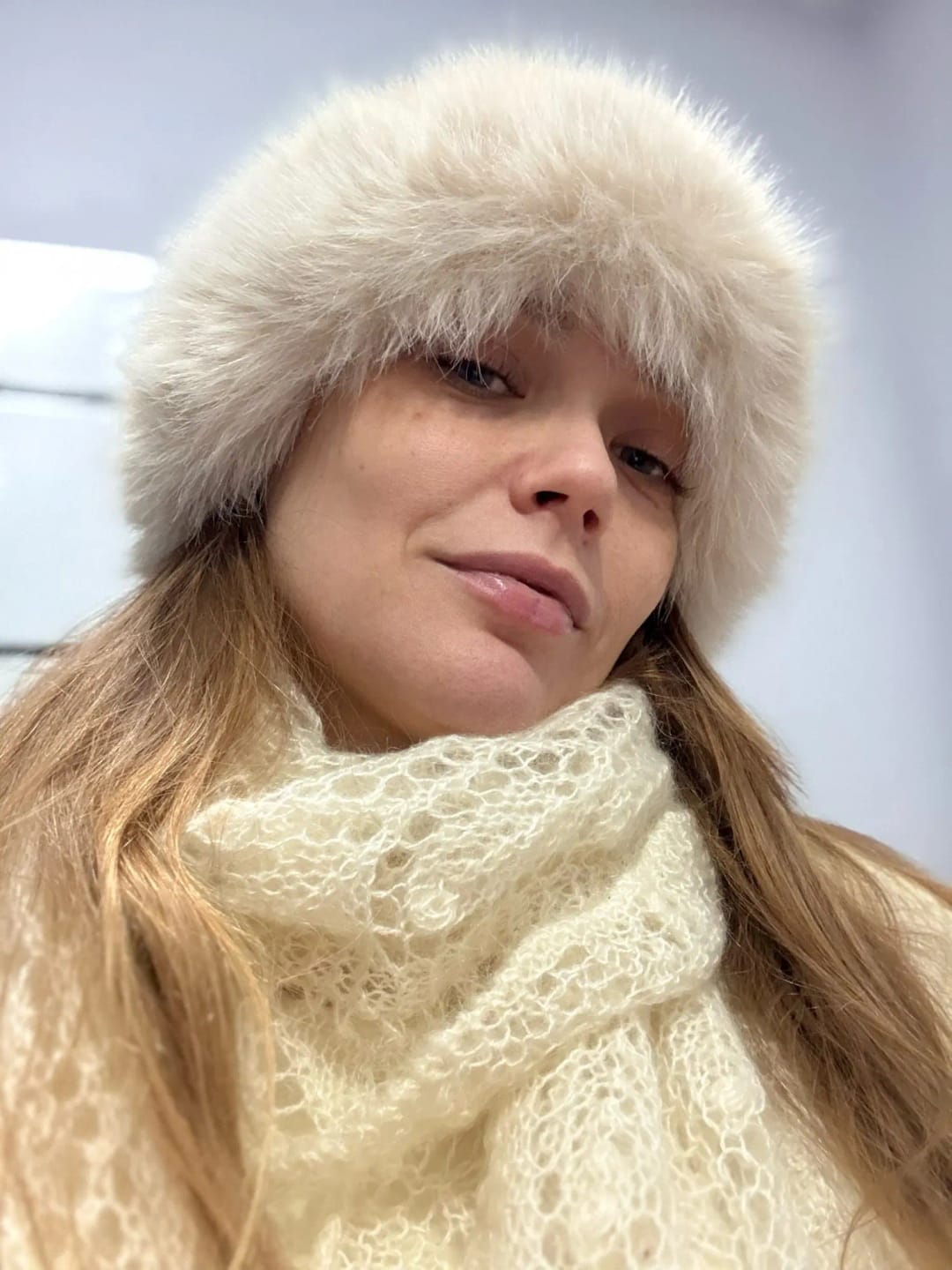 Customer photo review of Tracy Faux Fur Hat