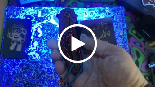 Customer video review of Kubey Stroller Titanium Frame Lock Fat Carbon CPM-20CV 3.35"