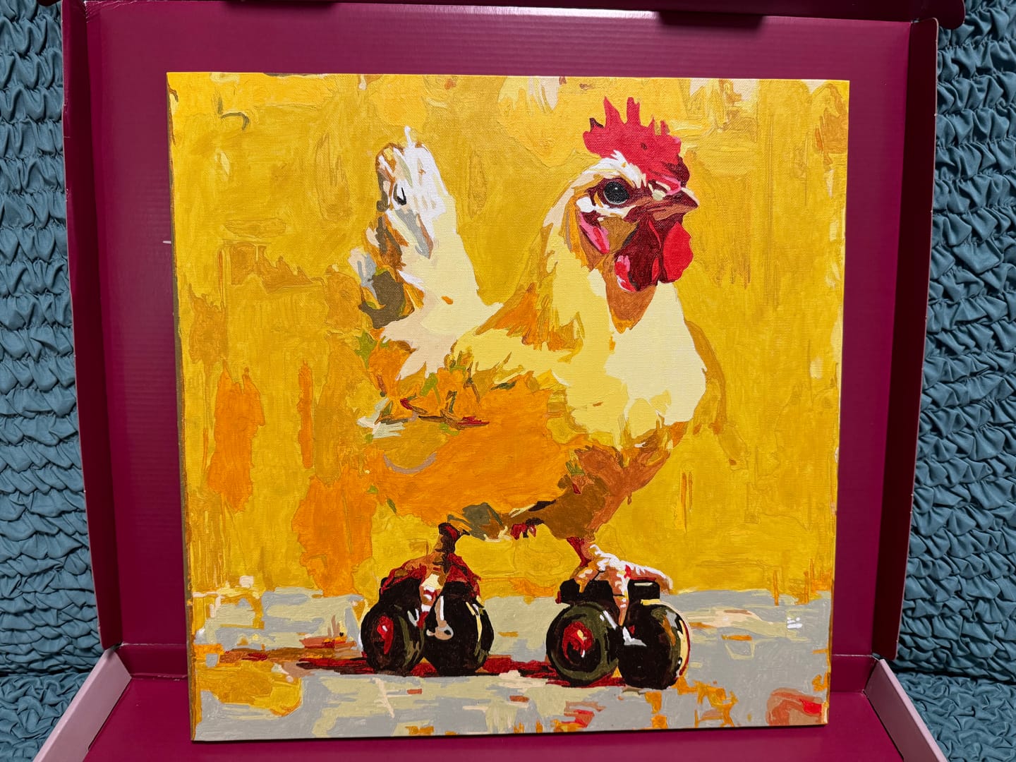 Customer photo review of Roller Skating Chicken