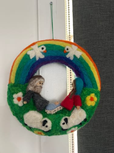 Customer photo review of Free Christmas Wreath and Pair of Mouse Ornaments Above $300