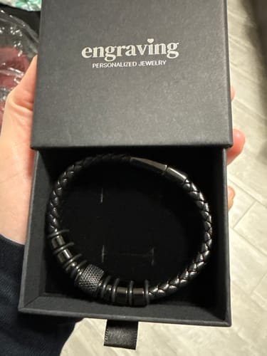 Customer photo review of Bracelet: Black