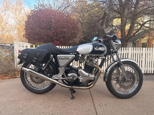 Customer photo review of Norton Commando 850 Right Side Solo Bag - NCR01