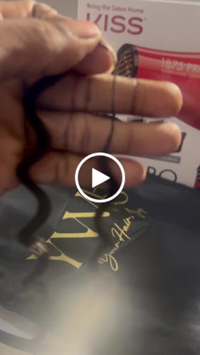 Customer video review of Human Crochet Hair Water Wave