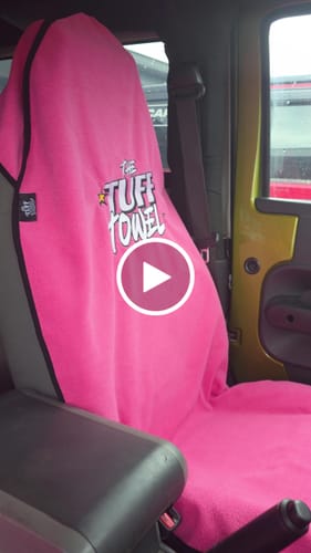 Customer video review of Waterproof Car Towel Seat Cover