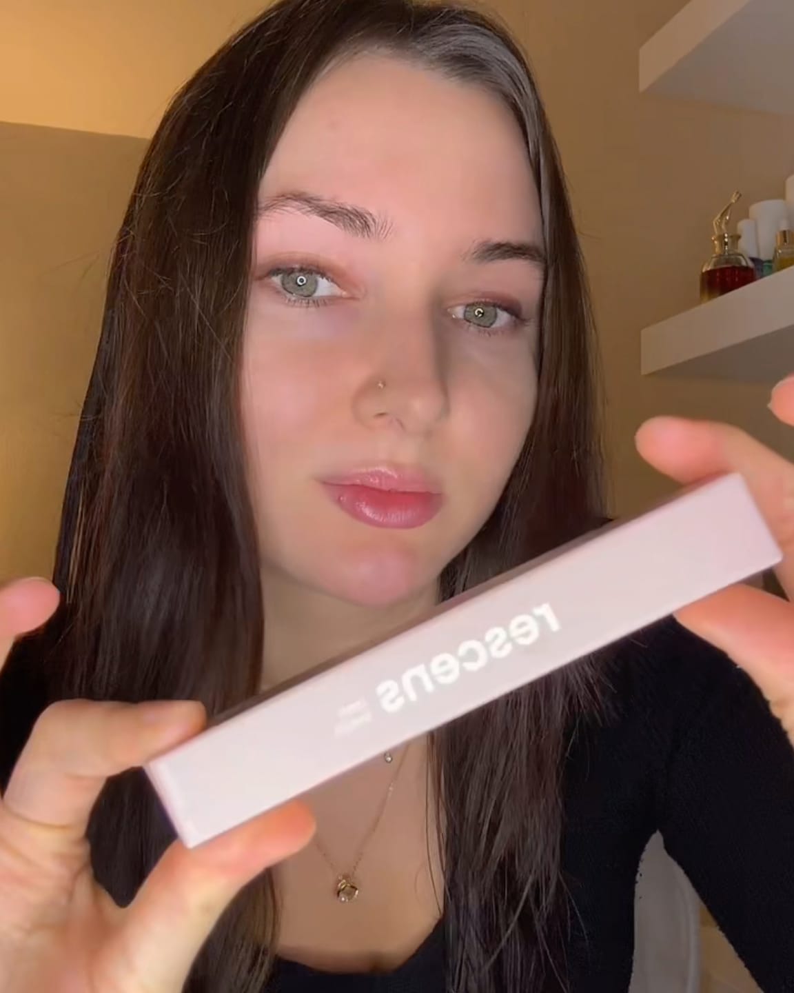 Customer photo review of Lash Serum