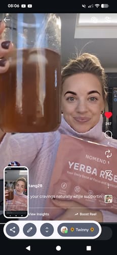 Customer photo review of Yerba Rise - Nature's GLP-1 Superblend
