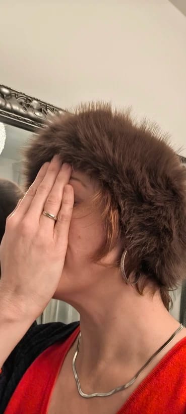 Customer photo review of Tracy Faux Fur Hat