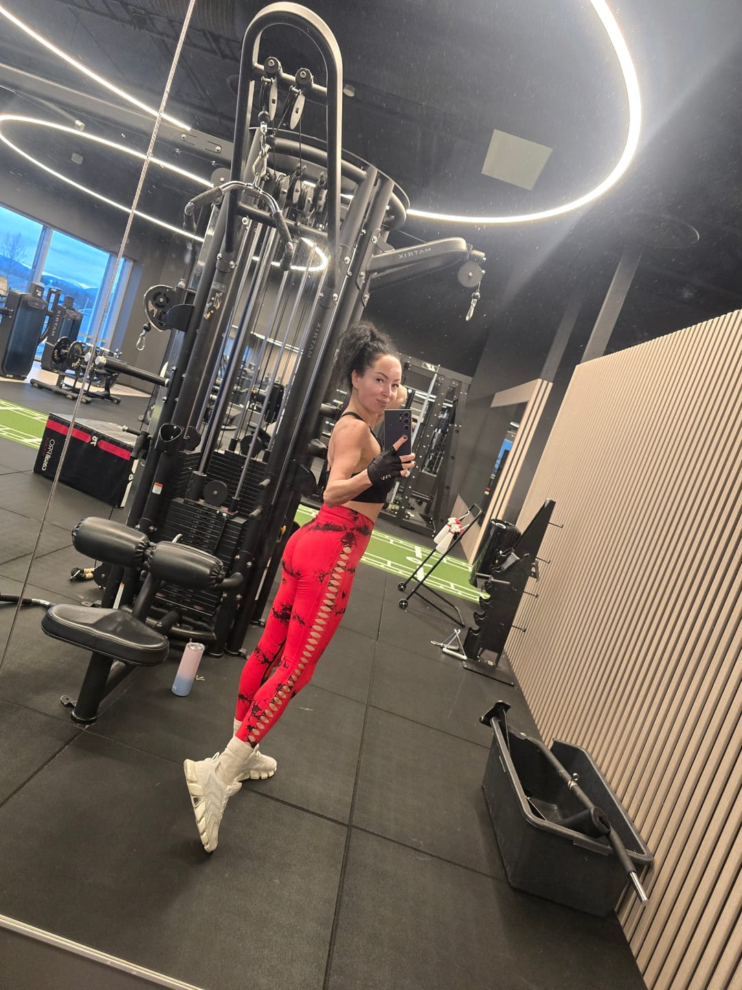 Customer photo review of Gymfit Bella Fleece Jumpsuit