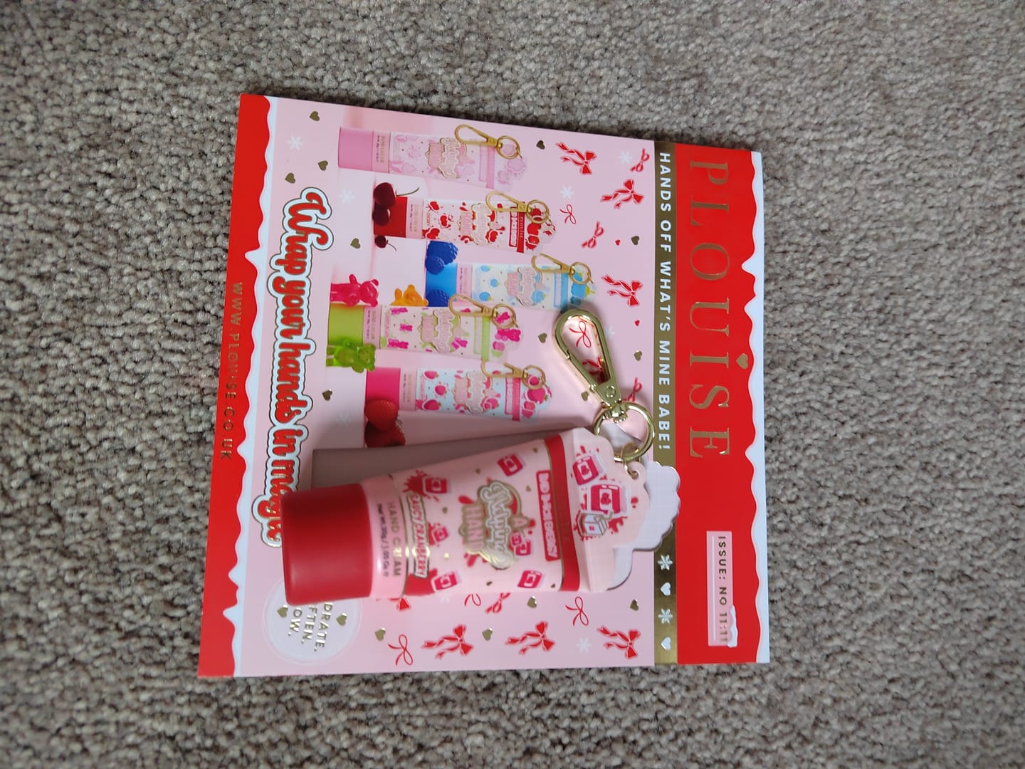 Customer photo review of P.Louise Christmas Magazine - Saucy Cranberry Hand Cream