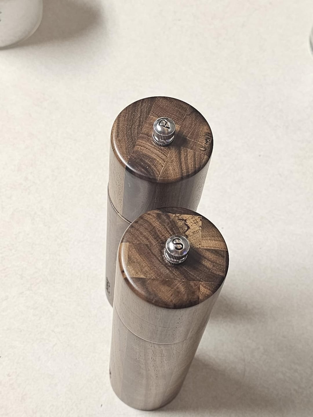 Customer photo review of Salt & Pepper Grinder + Base Included
