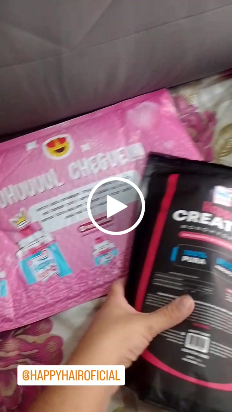 Customer video review of Creatina Monohidratada 100% Pura 500g Happy Creatine