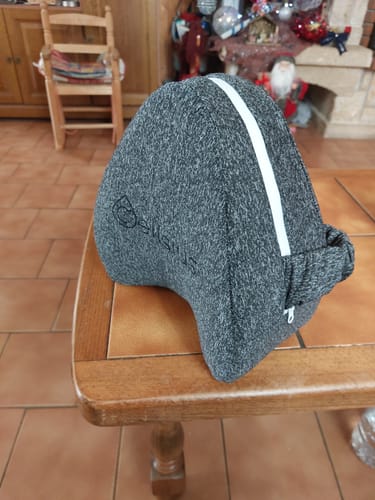 Avis photo d'un client sur Housse fraîche avec velcro en couleur - Coussin genoux Cellsius