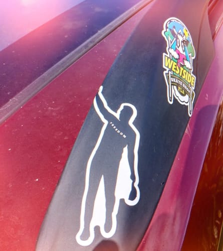 Customer photo review of Freedom CK Sticker
