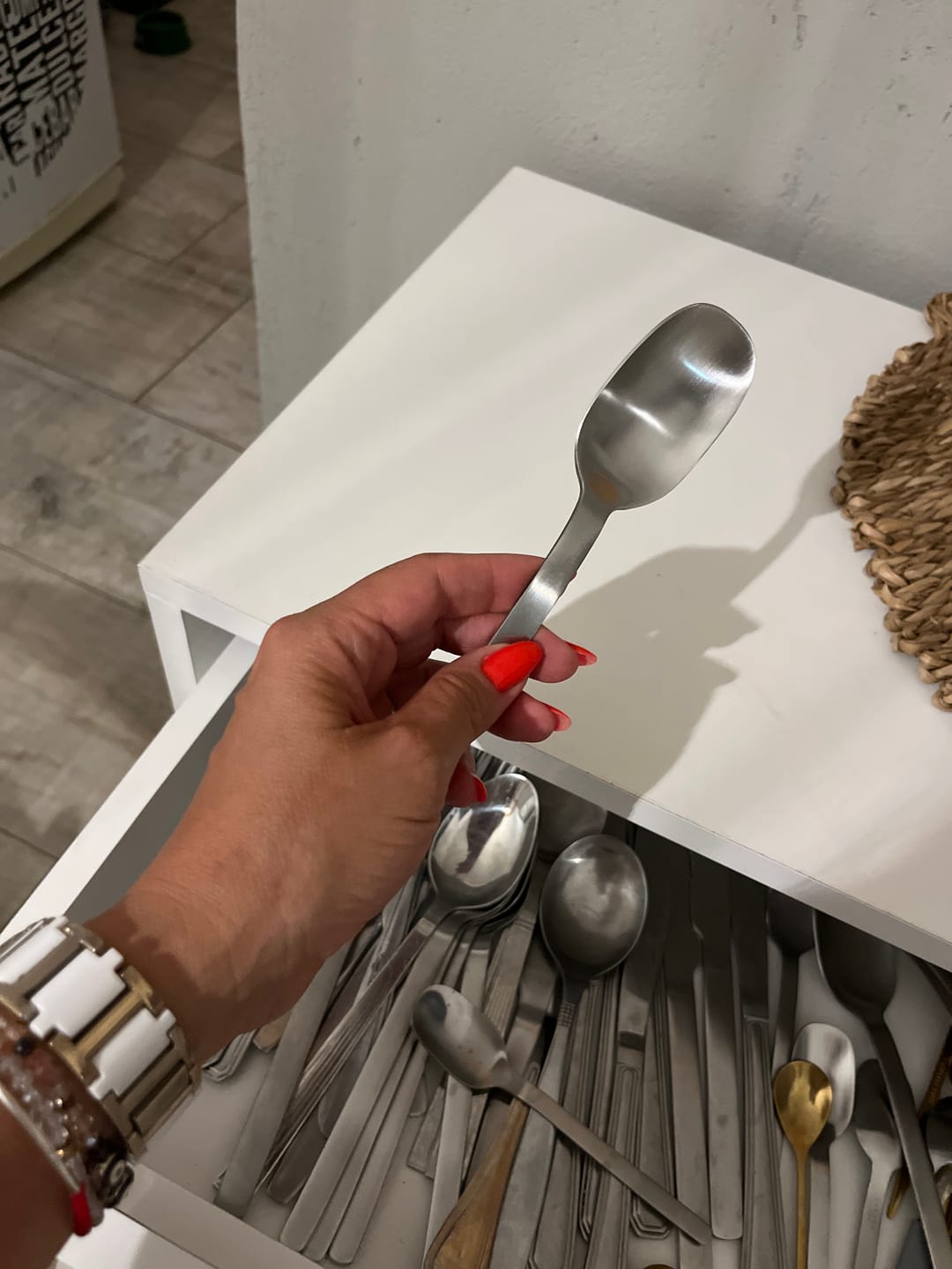 Customer photo review of Cubiertos Sakura Matt Stainless Steel X24 Pzas