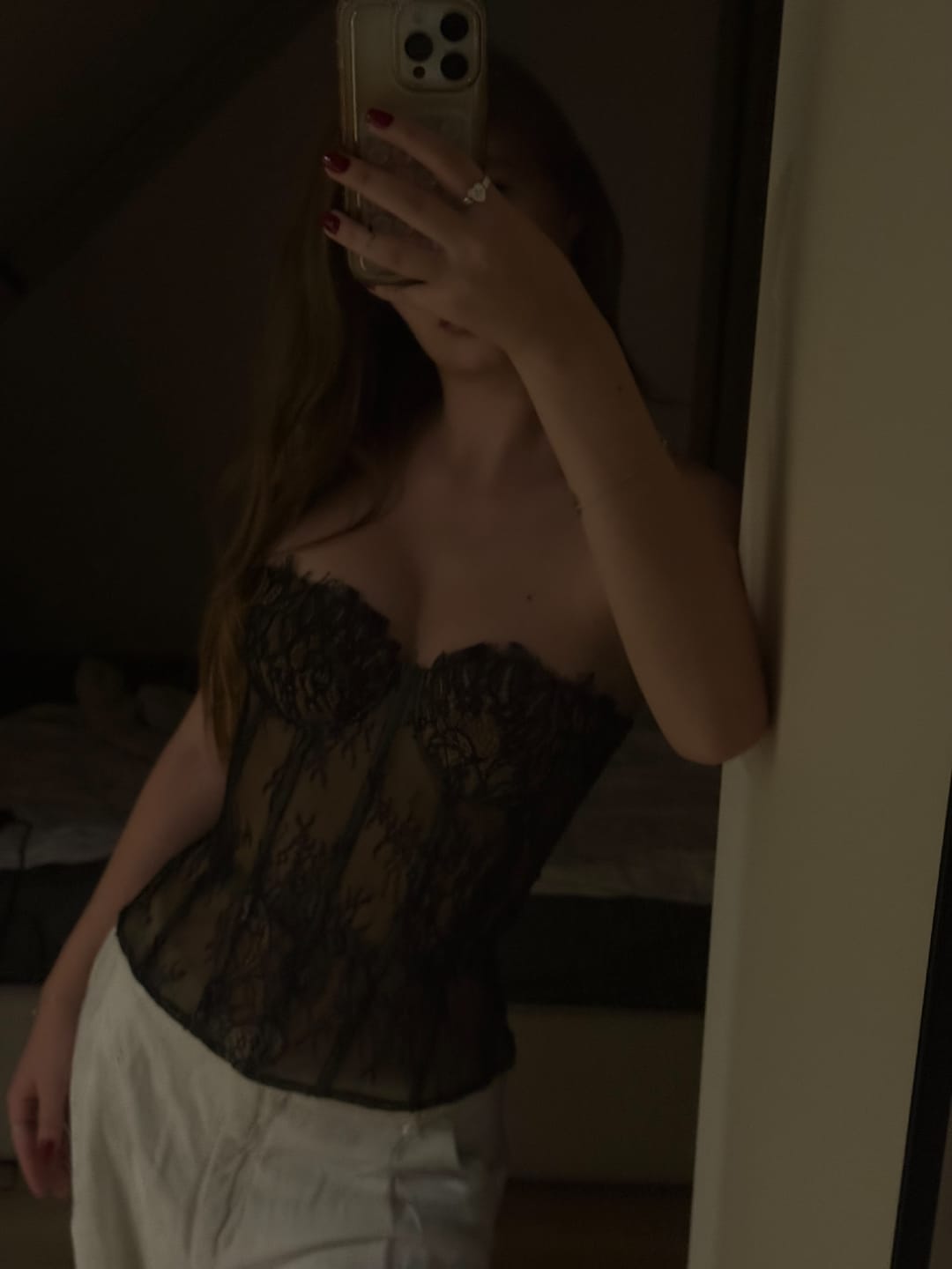 Customer photo review of Lace Corset Charm🖤
