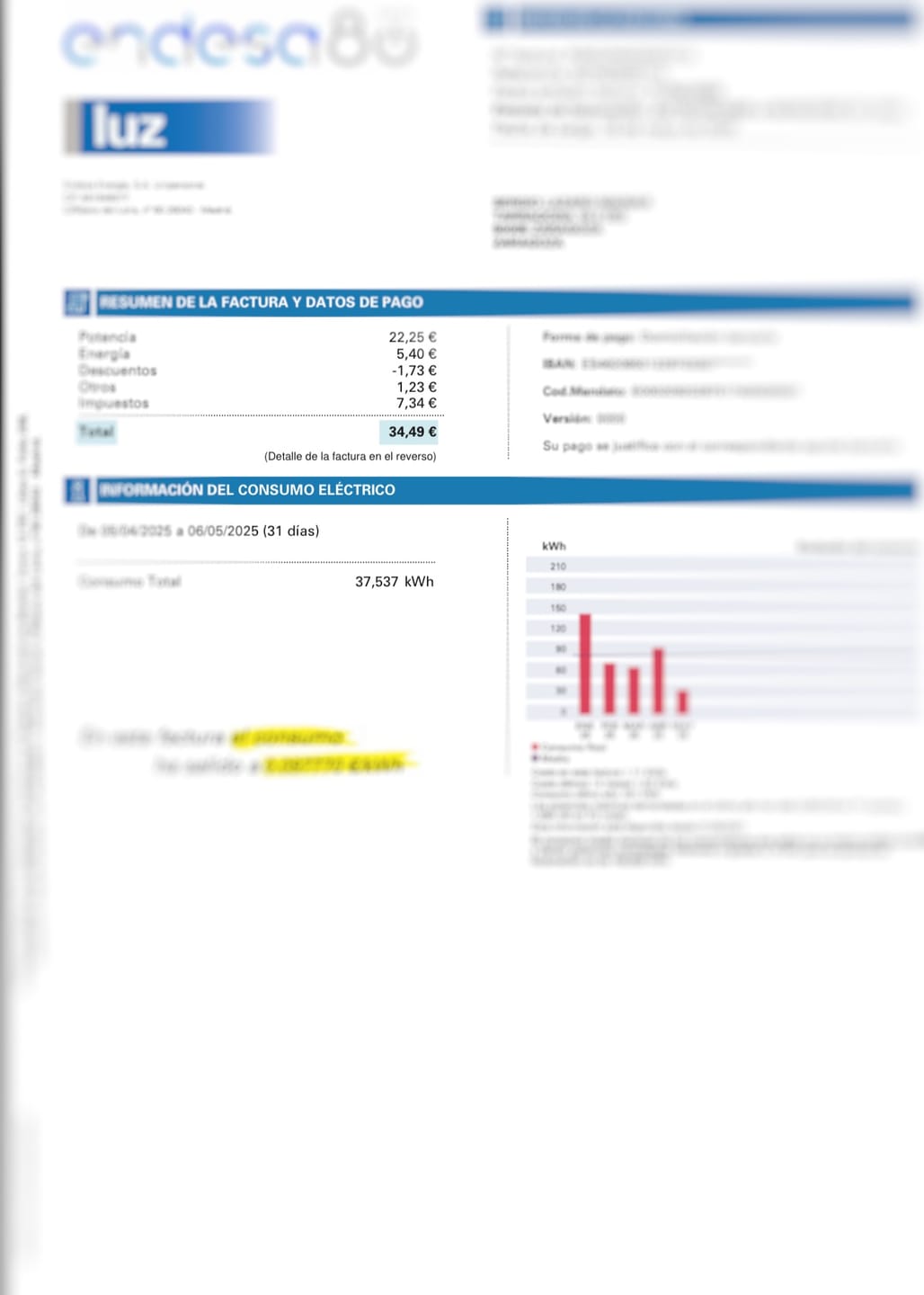 Customer photo review of Asesoría Energética