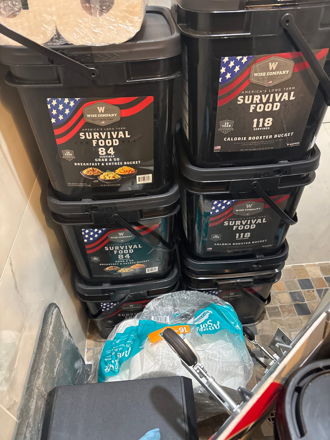 Customer photo review of 144 Servings Freeze Dried Powdered Eggs