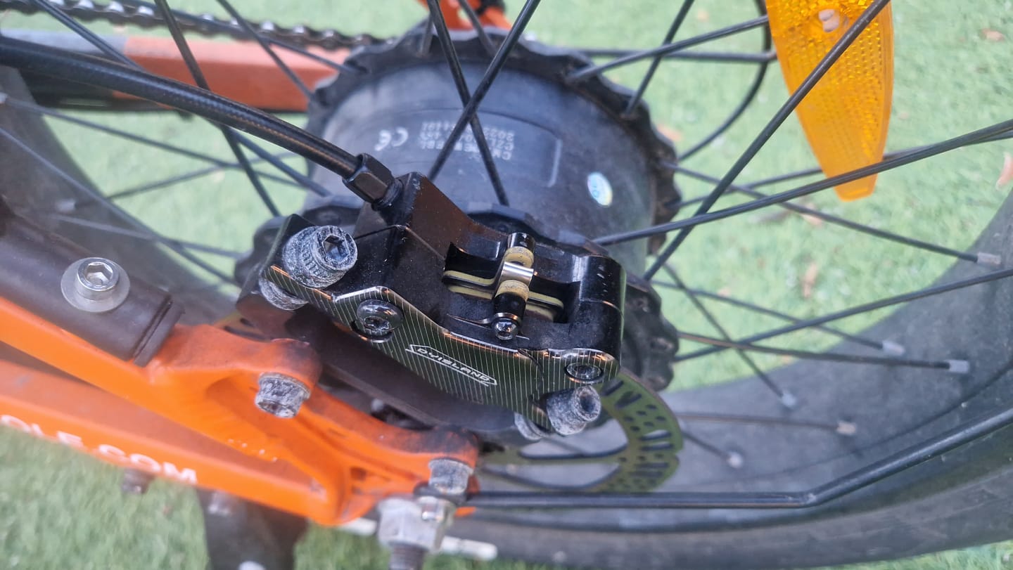 Customer photo review of CMACEWHEEL V20 Electric Bike Brake pads