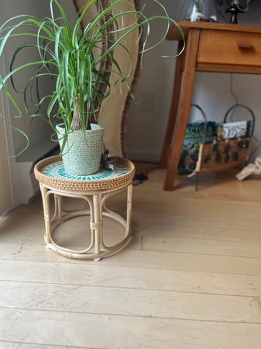 Customer photo review of Serene Rattan Table Set