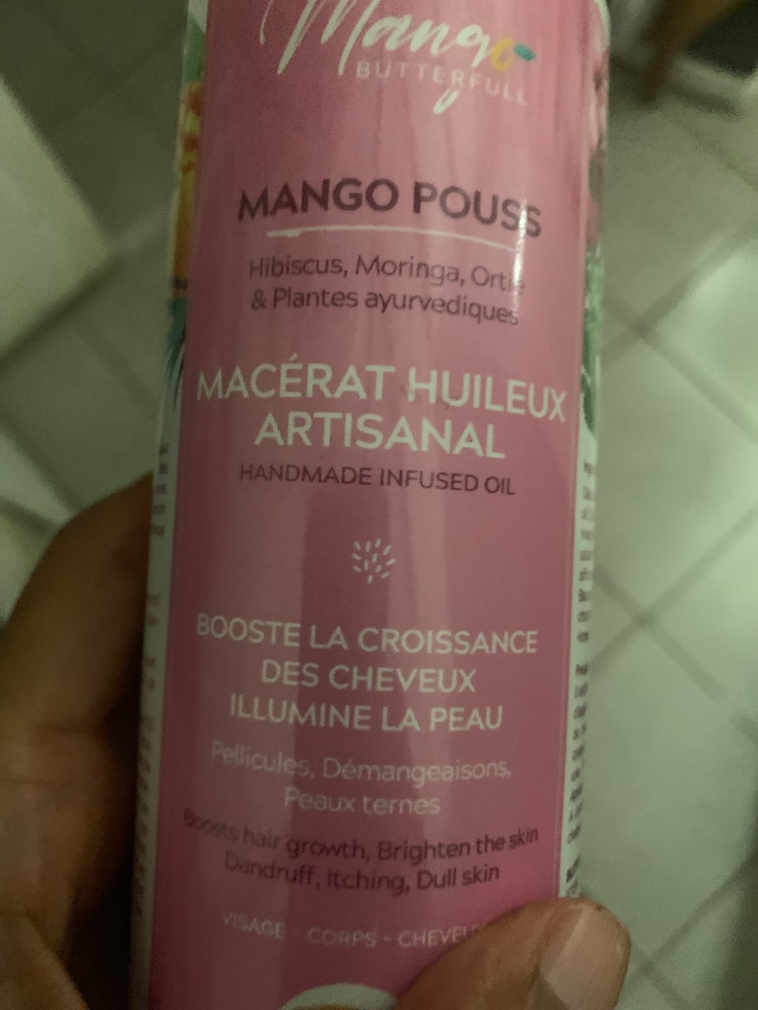 Customer photo review of Macerat huileux Mango  POUSS