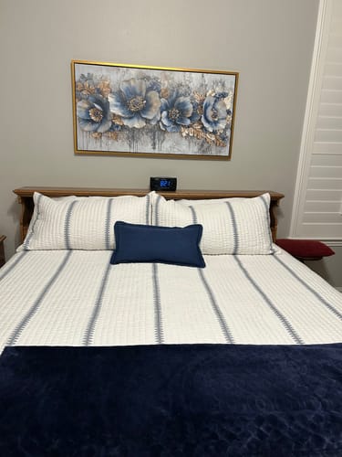 Customer photo review of MYSTIC BLUES CANVAS