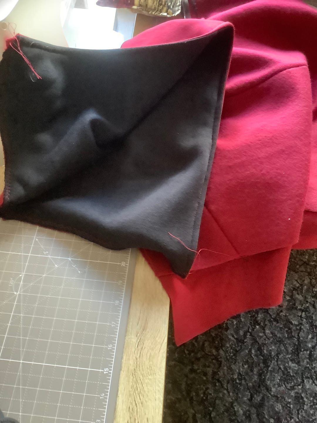 Customer photo review of Plain Sweatshirt Fabric