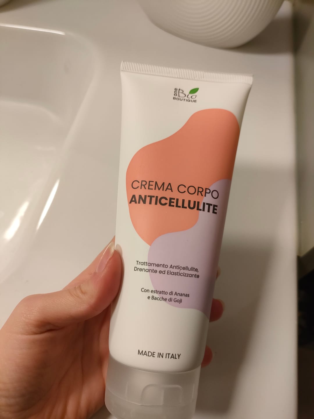 Customer photo review of Crema Corpo Anticellulite