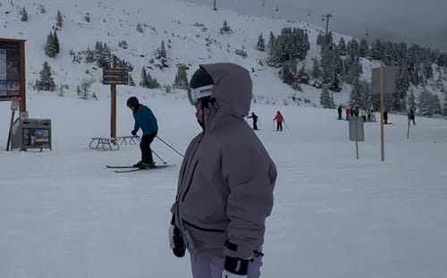 Customer photo review of Women's Pink Multifunctional Waterproof Insulated Snow Jacket