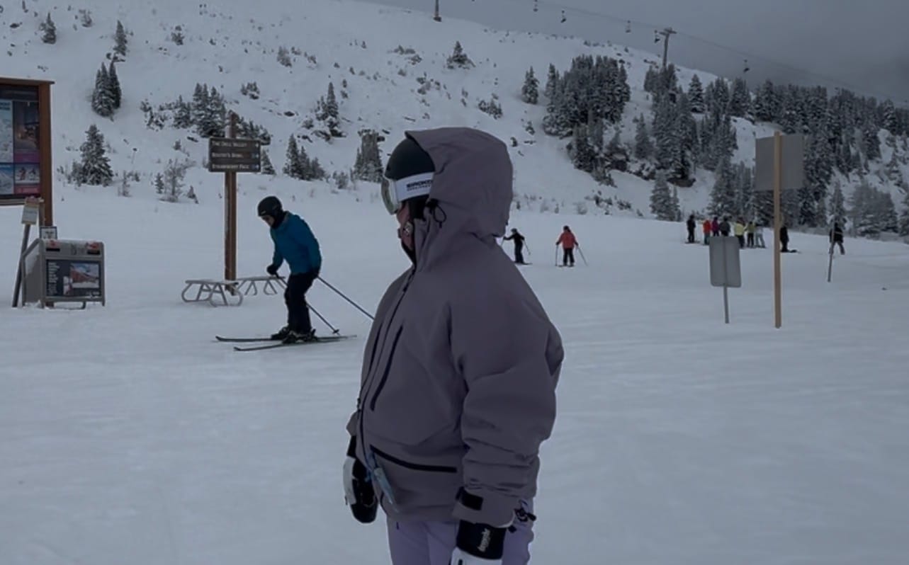 Customer photo review of Women's Pink Multifunctional Waterproof Insulated Snow Jacket