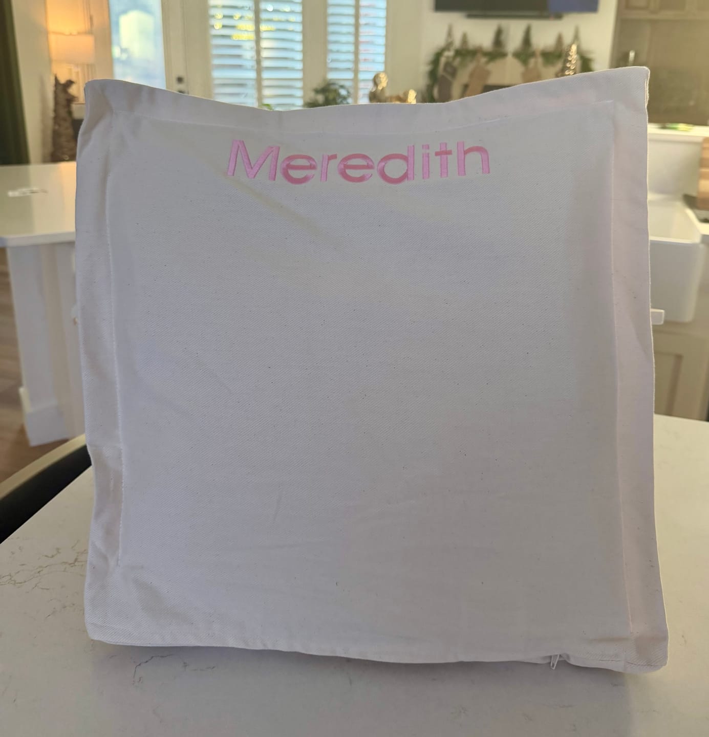 Customer photo review of Premium Pillow Cover | Natural
