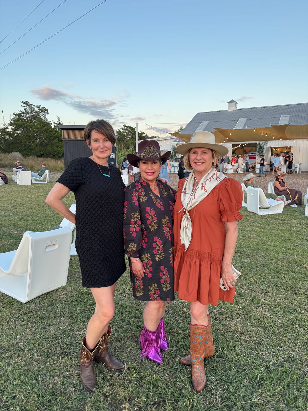 Customer photo review of Hats Western Silk Scarf