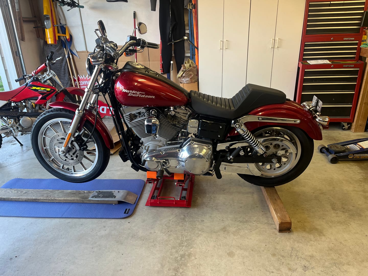 Customer photo review of 99-17 Dyna lift block adapters