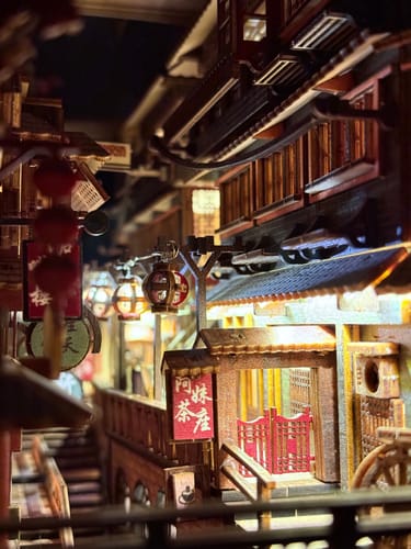 Customer photo review of JiuFen Old Street Book Nook Kit