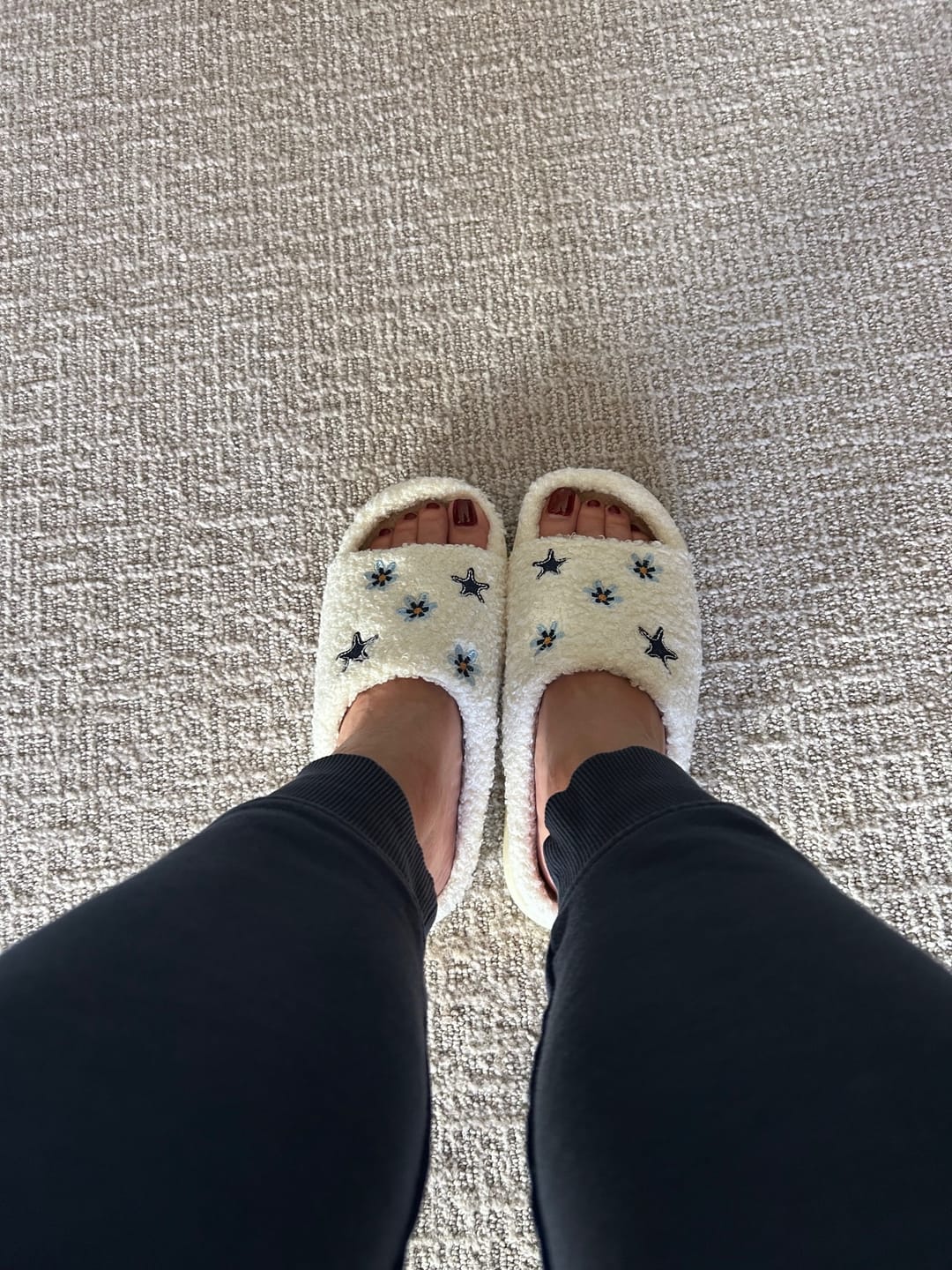 Customer photo review of Starlight Plush Slippers