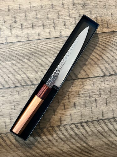 Customer photo review of Sakai Takayuki 33 Layer Damascus Wa-Petty 150mm (5.9")