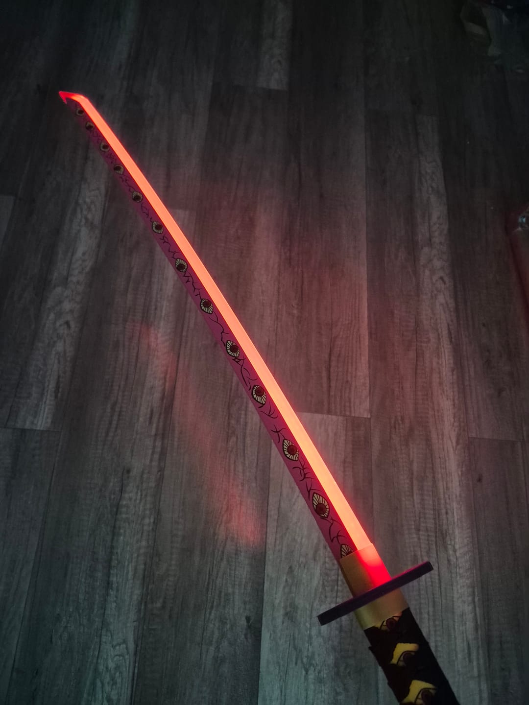 Customer photo review of Glowing & Smoking Nichirins (Demon Slayer)
