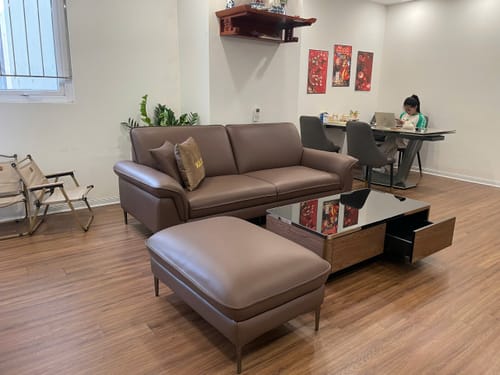 Customer photo review of Sofa văng da sang trọng AXE tựa liền